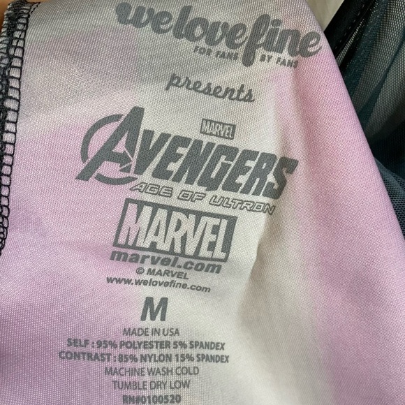 Marvel Hawkeye Bodycon Mesh Back Dress Cosplay Medium Fandom Cosplay - Picture 2 of 8